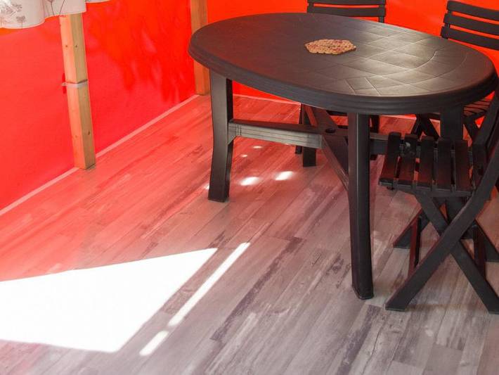 Camping Les Amandiers  - Bungalowzelt 5 personen - Tithome in Gallargues-le-Montueux, Mittelmeerküste (Frankreich)