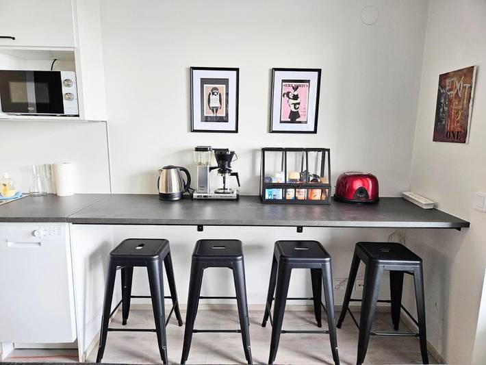 Appartement de vacances pour 4 personnes, avec Balcon et Vue