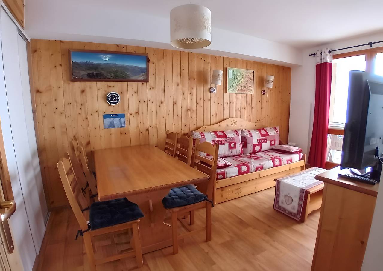 Ganze Wohnung, Ruhige Wohnung direkt an den Pisten in Valmeinier, Region Saint-Jean-de-Maurienne