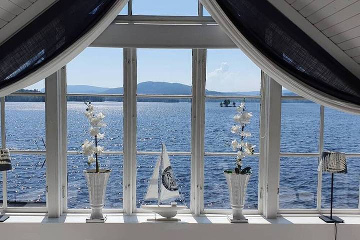 Charmantes Ferienhaus in Näsviken mit Sauna und herrlichem Ausblick in Hudiksvall, Hälsingland