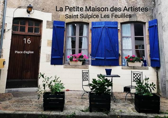 Location de vacances pour 4 personnes, avec jardin et vue à Saint-Sulpice-les-Feuilles