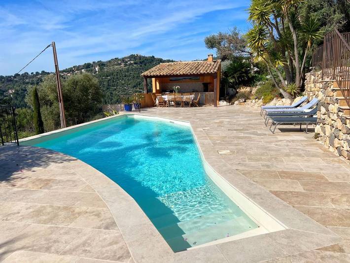 Villa pour 12 personnes, avec vue ainsi que piscine et jardin à Ollioules - 4