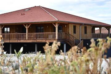 Gîte pour 10 personnes, avec balcon dans Saint-Girons-Plage