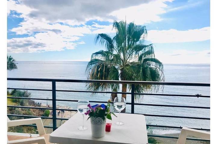 Apartamento para 2 personas, con piscina además de jardín y terraza en Playa El Bajondillo