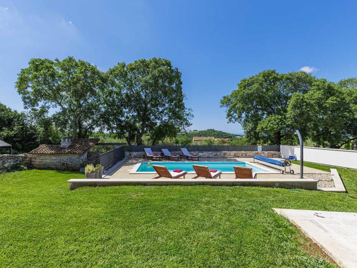 Maison de vacances pour 6 personnes, avec vue ainsi que balcon et jardin à Bale (Croatie)