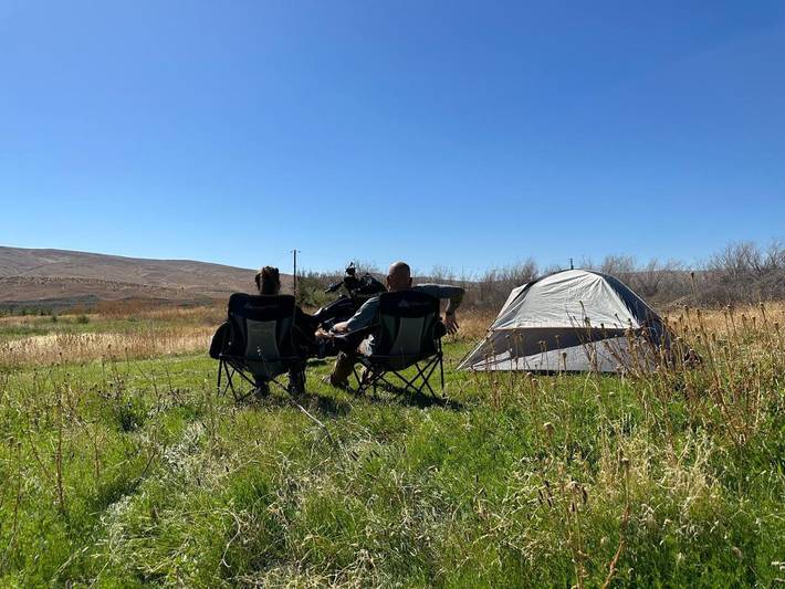 Camping voor 2 personen, met uitzicht en tuin, met huisdier in Cascade Range