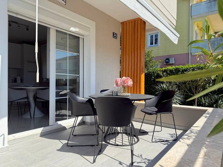 Ferienwohnung für 4 Personen, mit Garten, mit Haustier in Funtana
