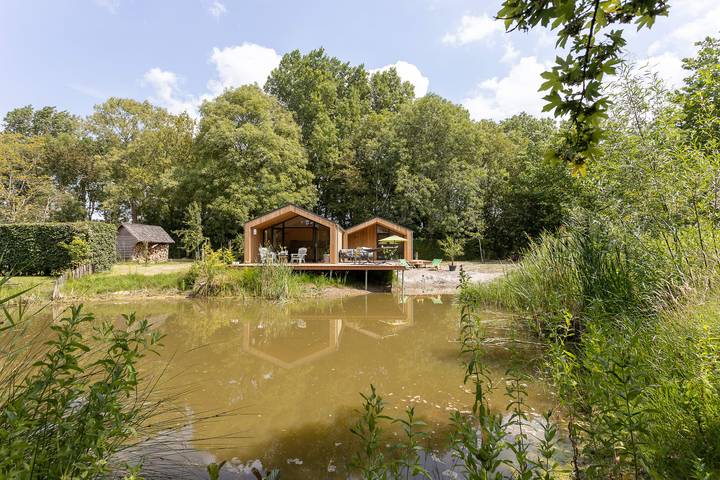 Blockhütte für 2 Personen mit Sauna in Kortgene, Niederländische Nordsee
