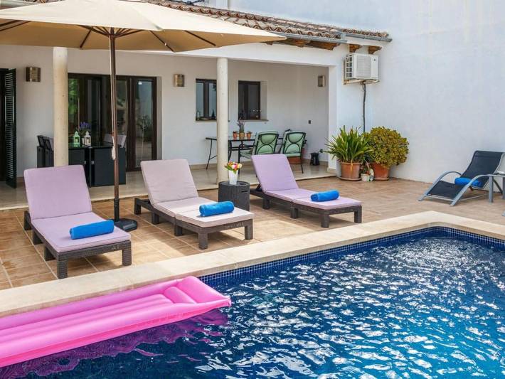 Finca für 6 Personen, mit Balkon und Garten sowie Pool in Santa Maria del Cami - 2