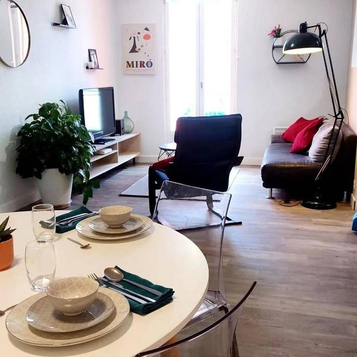 Appartement de vacances pour 5 personnes, avec balcon, animaux acceptés