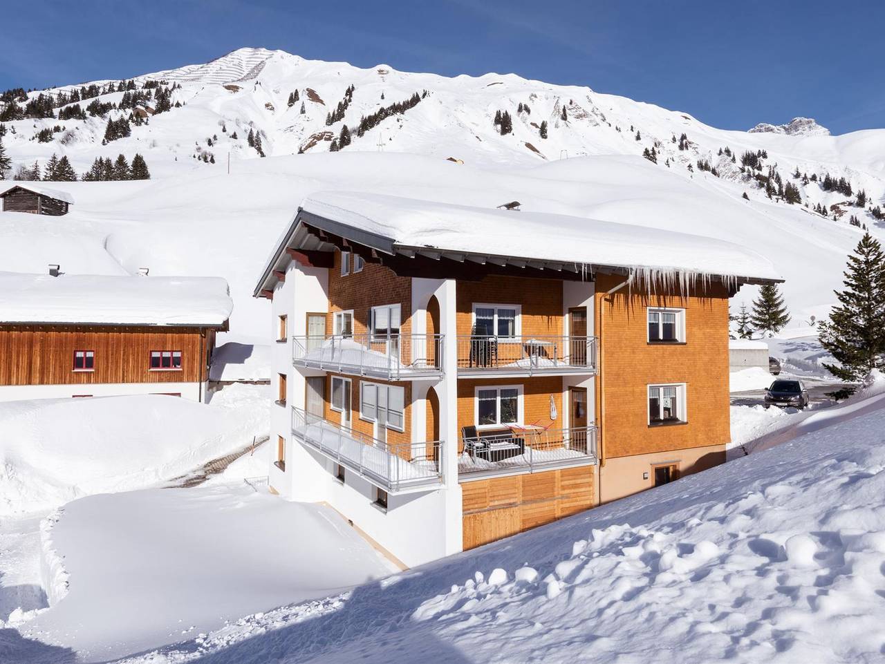 Ganze Ferienwohnung, Haus Moosmann - Ferienwohnung Freiraum klein in Schröcken, Bregenzerwald