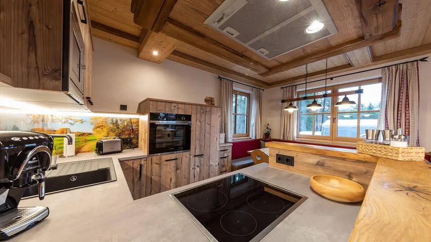 Chalet für 10 Personen, mit Balkon und Sauna sowie Garten in Haus - 2