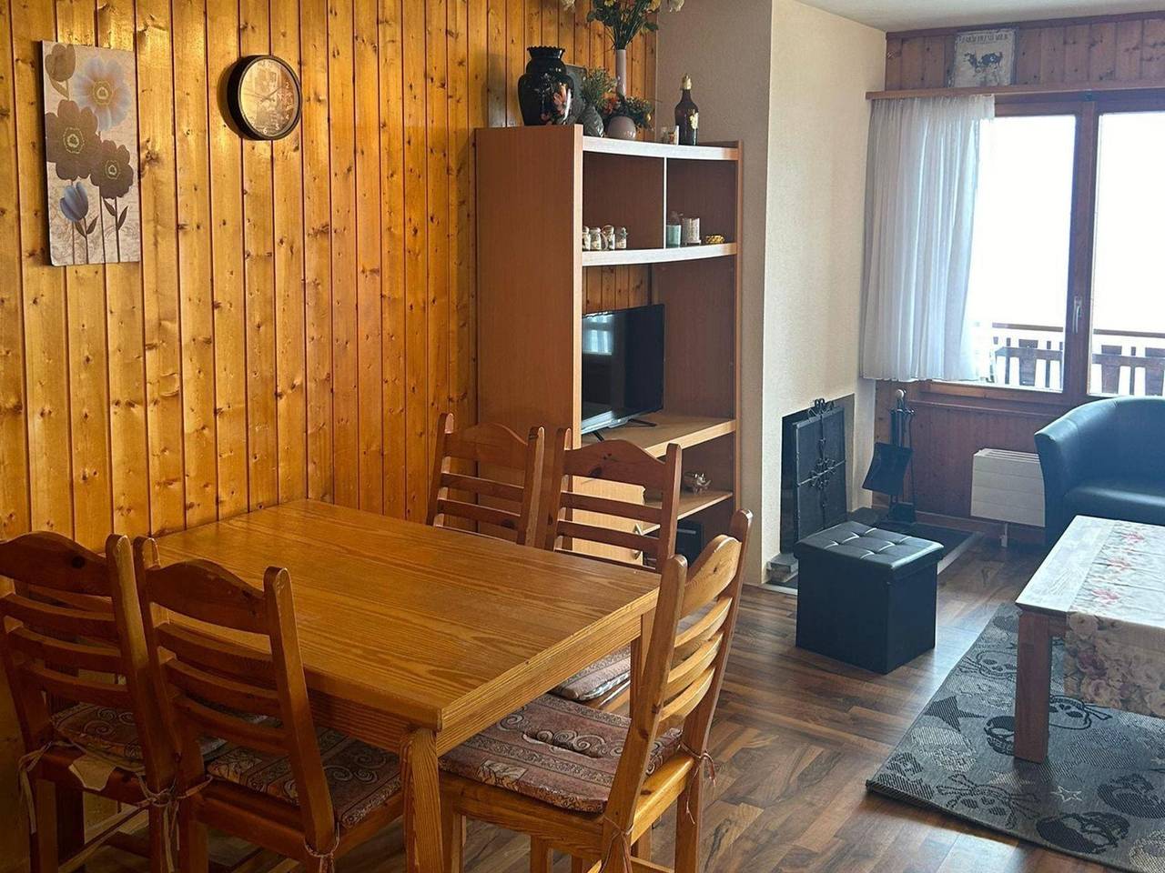 Geheel appartement, Appartement in Veysonnaz met zwembad in Veysonnaz, Walliser Alpen