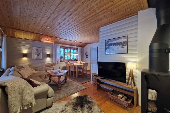 Blockhütte für 6 Personen, mit Balkon und Sauna - 1