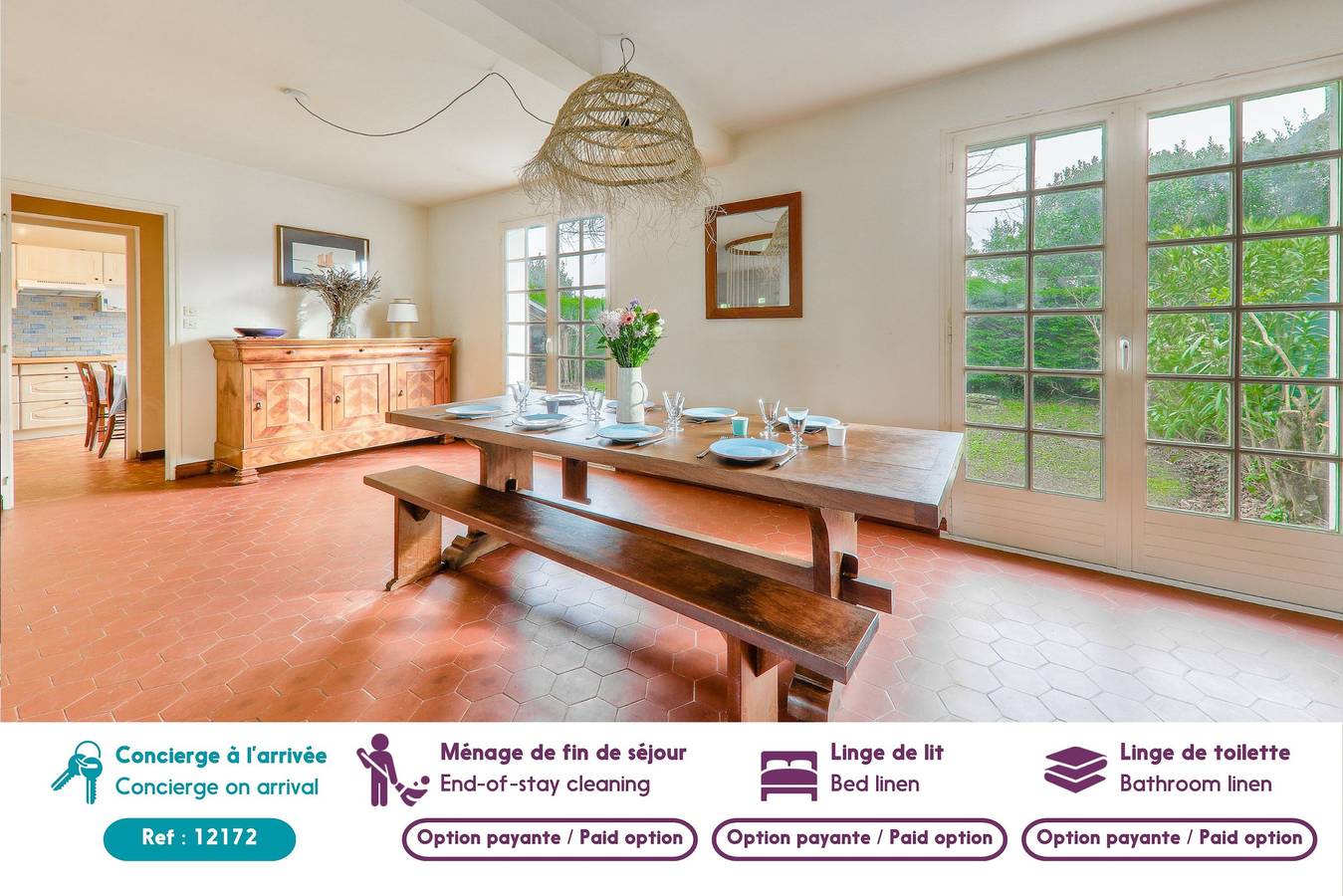 Maison pour 8 avec jardin à 300 m de la mer in Saint-Gildas-de-Rhuys, Côte des Mégalithes