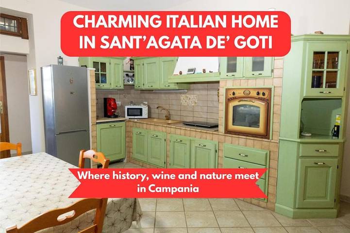 Casa vacanza per 5 persone, con panorama e terrazza, con animali domestici a Sant'Agata de' Goti