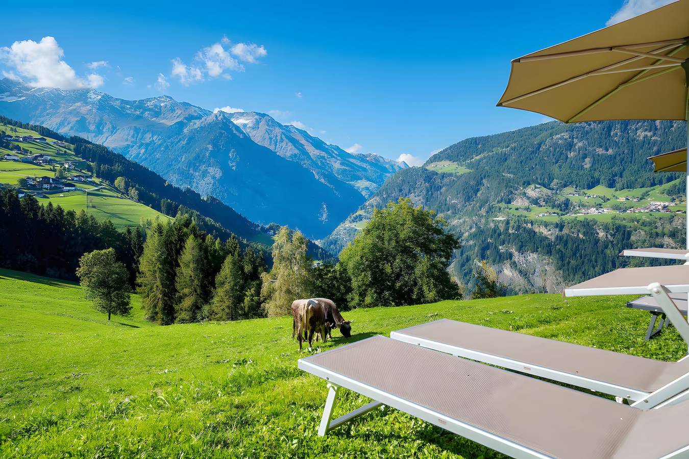 Appartement entier, Appartement 'Matatzspitz' avec vue sur la montagne, terrasse panoramique privée et Wi-Fi in San Martino in Passiria, Groupe Texel