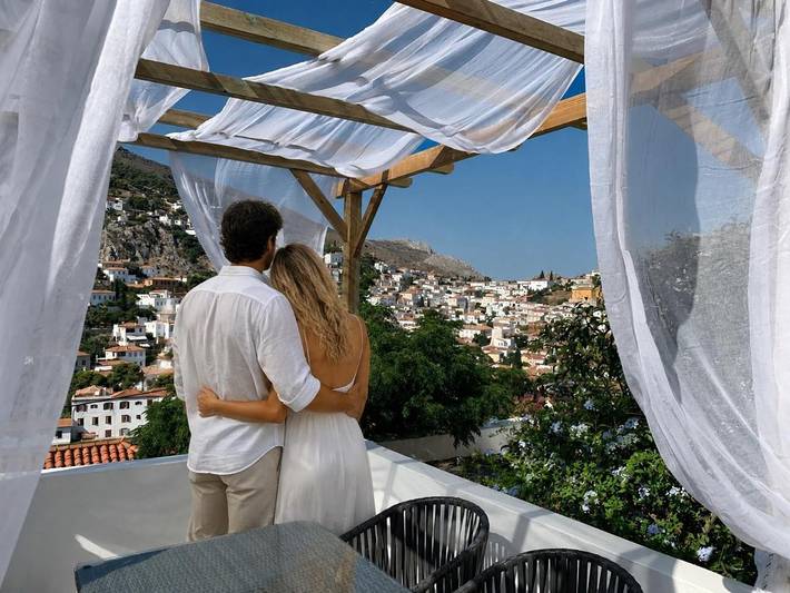 Maison de vacances pour 4 personnes, avec Balcon et Terrasse ainsi que Jardin et Vue
