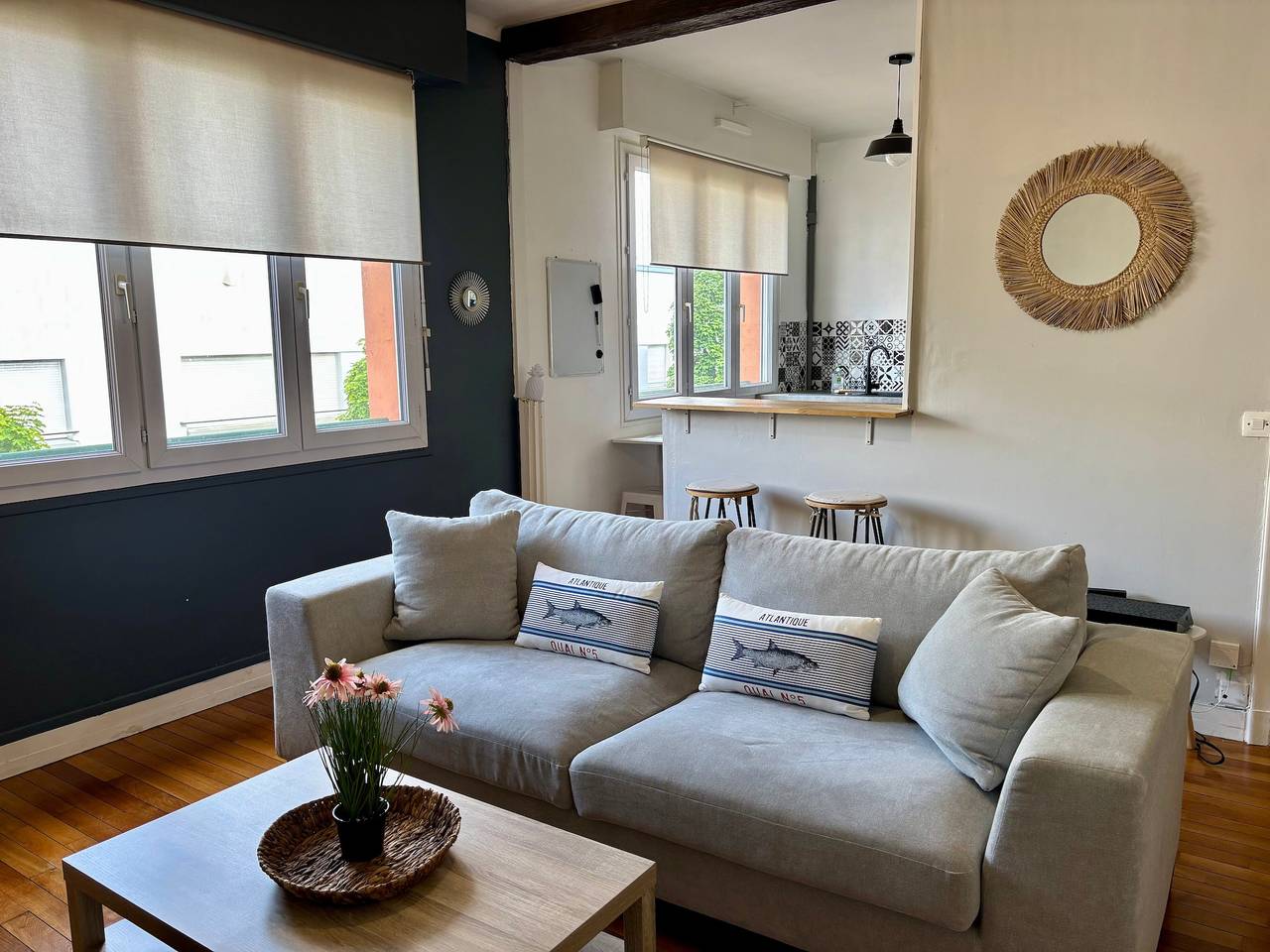 Appartement entier, Appartement 'Ty Foch' avec Wi-Fi in Lorient, Côte des Mégalithes