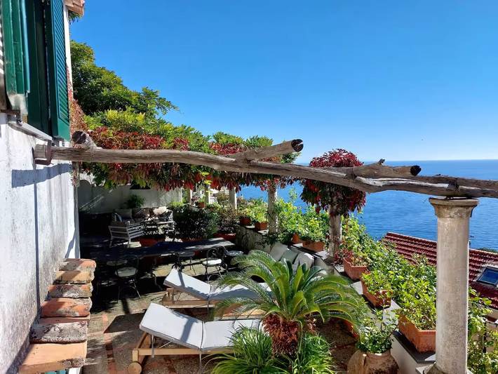 Villa for 7 people, with terrace in Positano