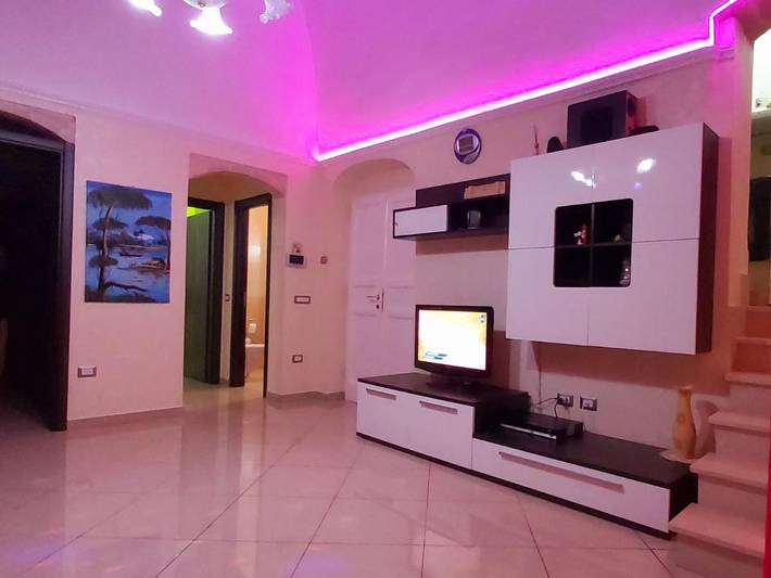 Gîte pour 5 personnes, avec Balcon ainsi que Terrasse et Vue à Spinazzola