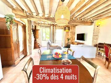 Gîte pour 5 personnes, avec jardin, animaux acceptés à Bouhy