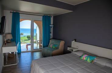 Hôtel pour 2 personnes, avec bassin pour enfant ainsi que piscine et jardin à Cervione