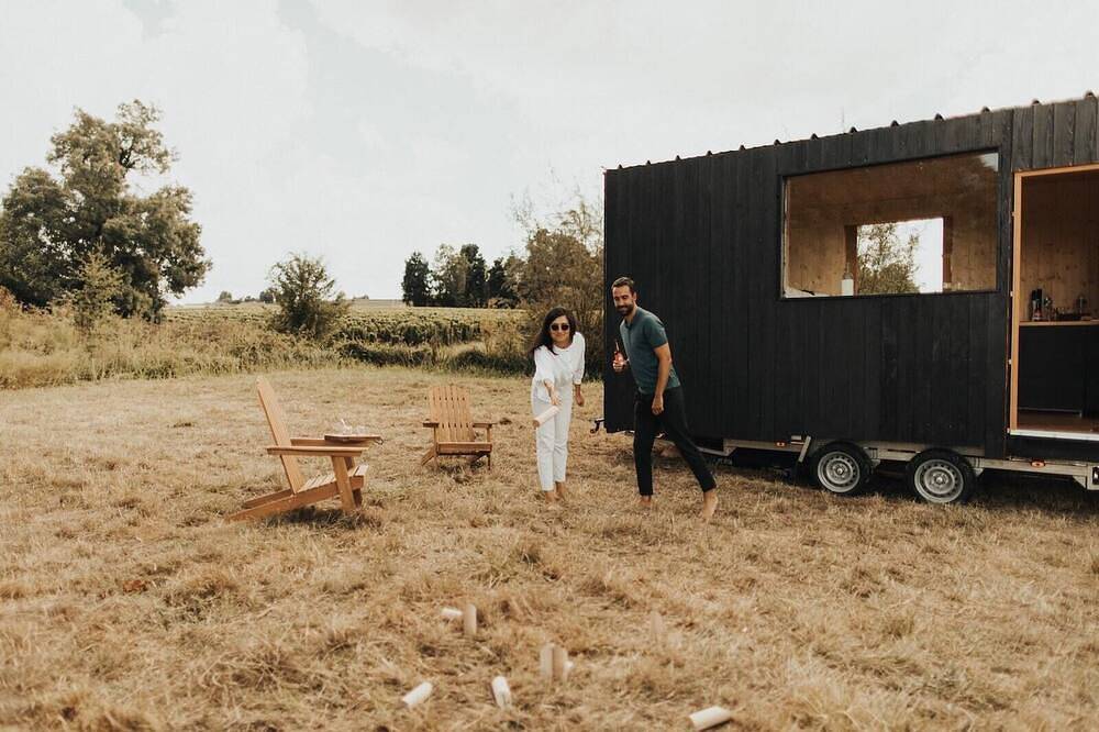 Tiny House in the heart of an organic Saint Emilion vineyard in Saint-Émilion, Libourne region