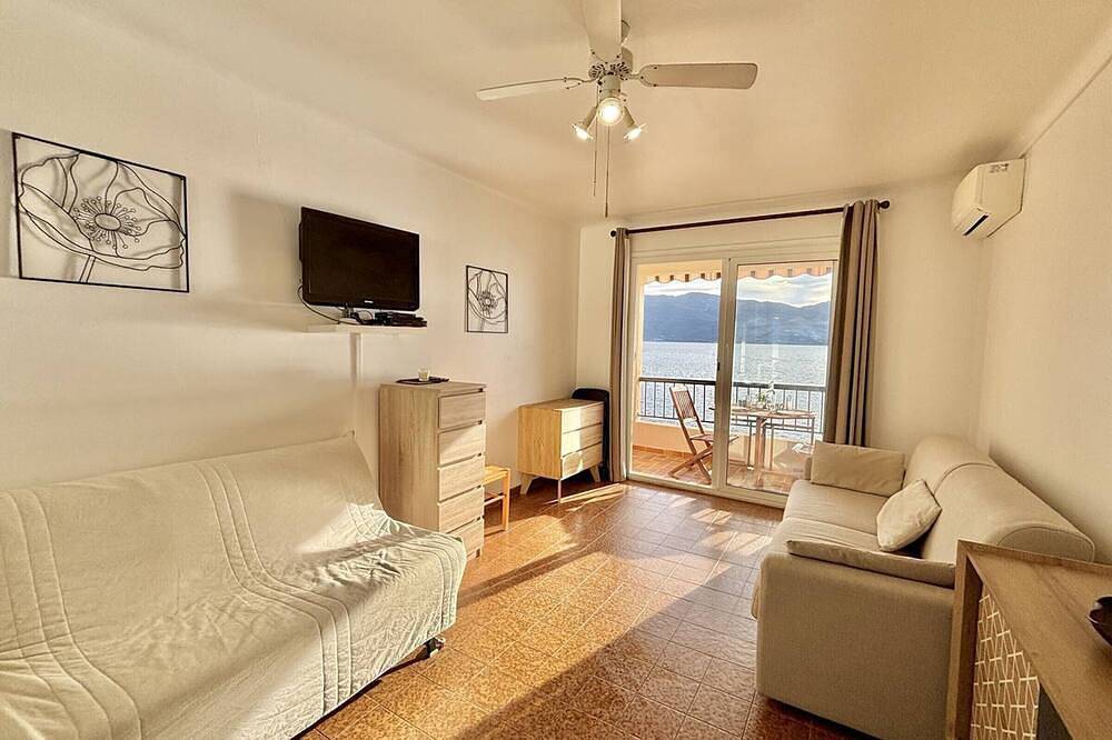 Ganze Wohnung, Studio in Tiuccia am Meer mit Klimaanlage in Casaglione, Ajaccio und Umgebung