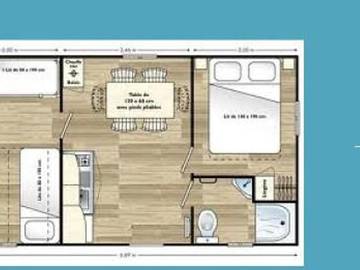 Static Caravan for 5 People in Plouezoc'h, Finistère, Photo 4