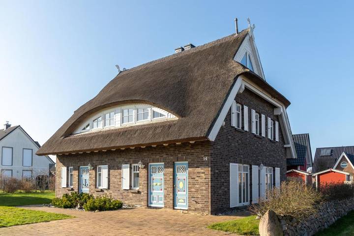 Ferienhaus mit meerblick für 6 Personen, mit Terrasse und Garten sowie Sauna und Ausblick