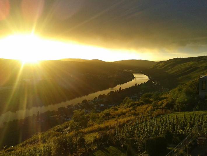 Ferienwohnung für 2 Personen, mit Terrasse und Ausblick