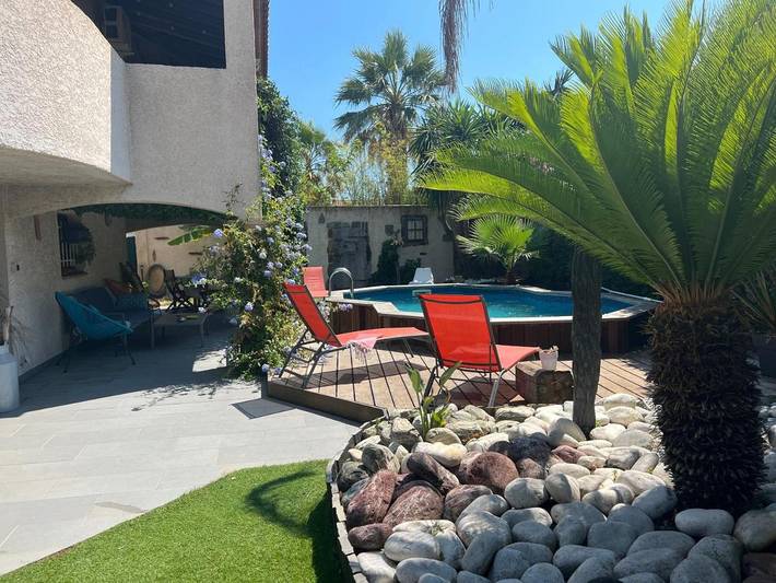 Appartement de vacances pour 4 personnes, avec jardin et vue