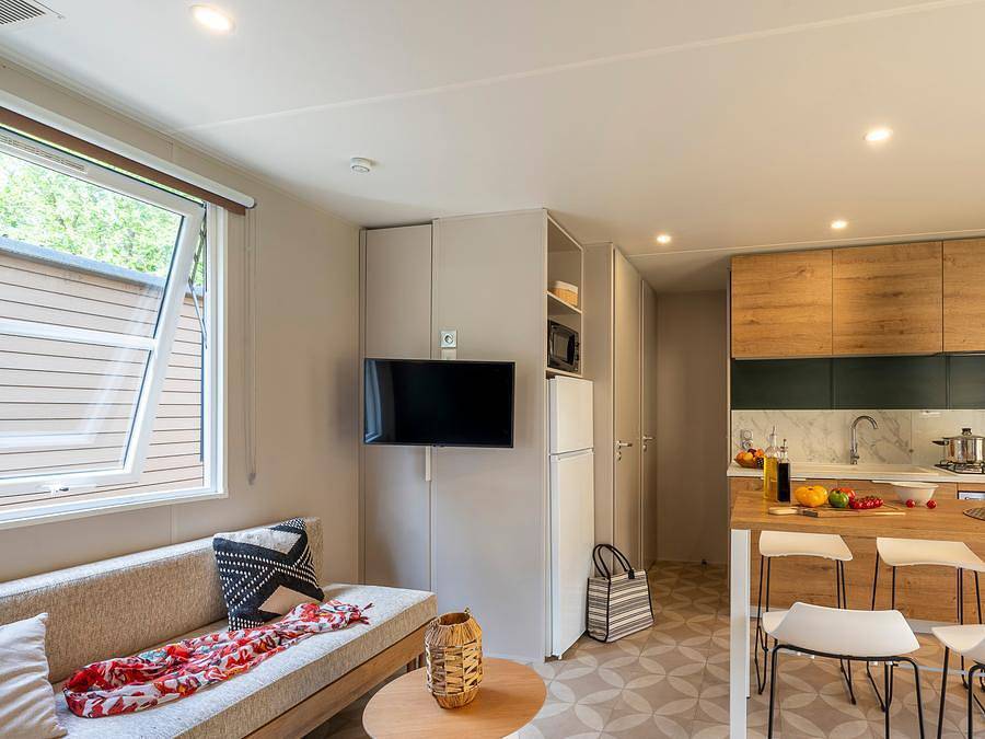 Camping Les Couleurs de la Coubre  - Mobilhome 6 personas - Cabaña Familiar Tv Bt Wifi - 3 dormitorios - 6 plazas in La Tremblade, Côte de Beauté