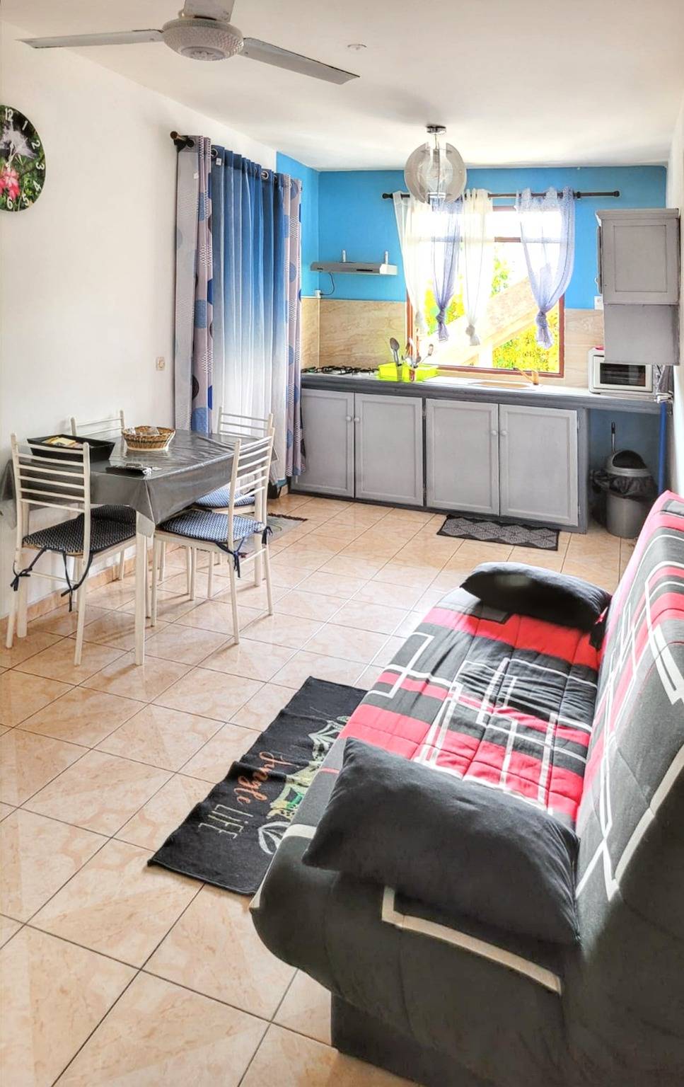 Entire apartment, Charming Apartment in Baie Mahault - 70 m², Mountain View in Baie-Mahault, Guadeloupe (Caribbean)