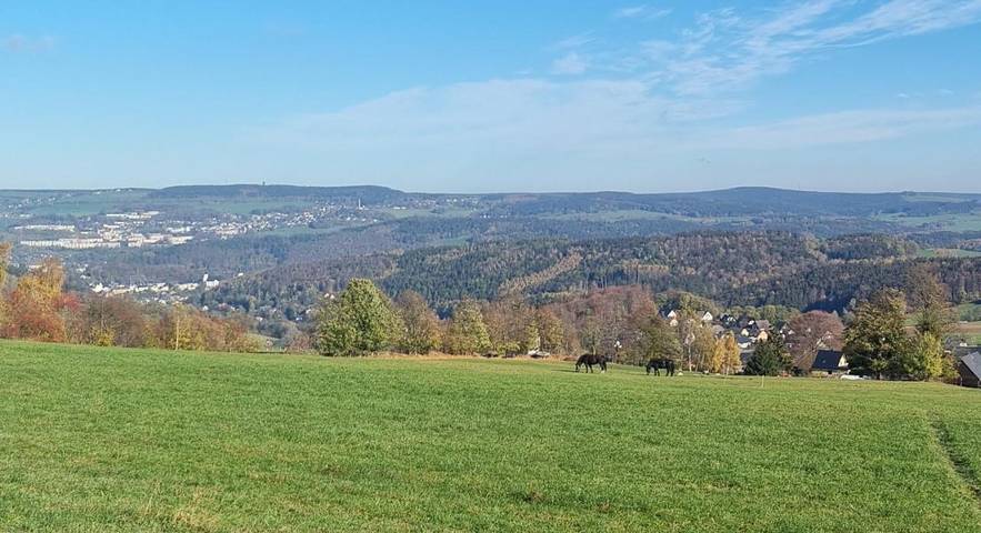 Ferienwohnung für 4 Personen, mit Terrasse und Garten sowie Sauna und Ausblick in Schwarzenberg (Erzgebirge) - 2