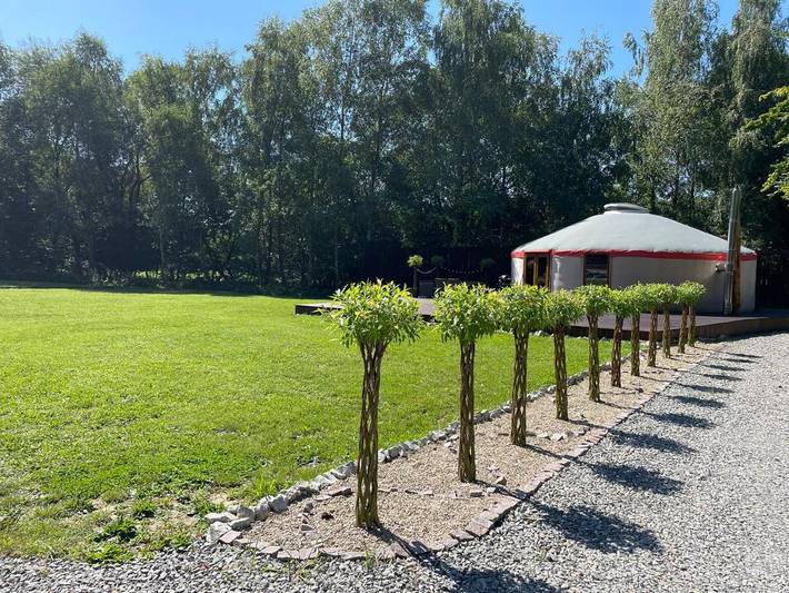 Camping voor 6 personen, with tuin and whirlpool as well as sauna in Polen