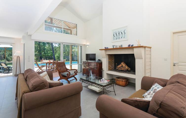 Location de vacances pour 8 personnes, avec jardin ainsi que piscine et terrasse à Moliets-et-Maa - 4