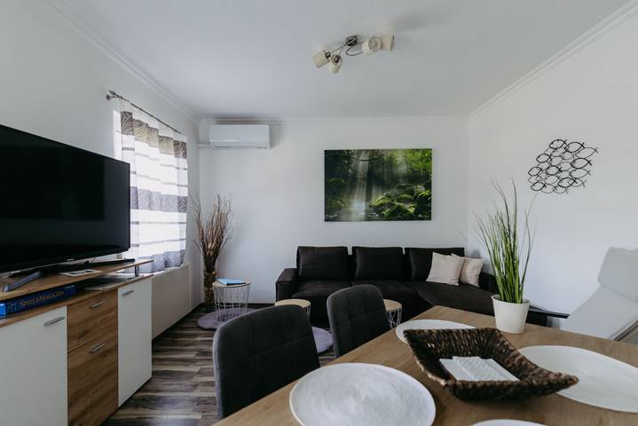 Apartamento para 4 personas, con Jardín