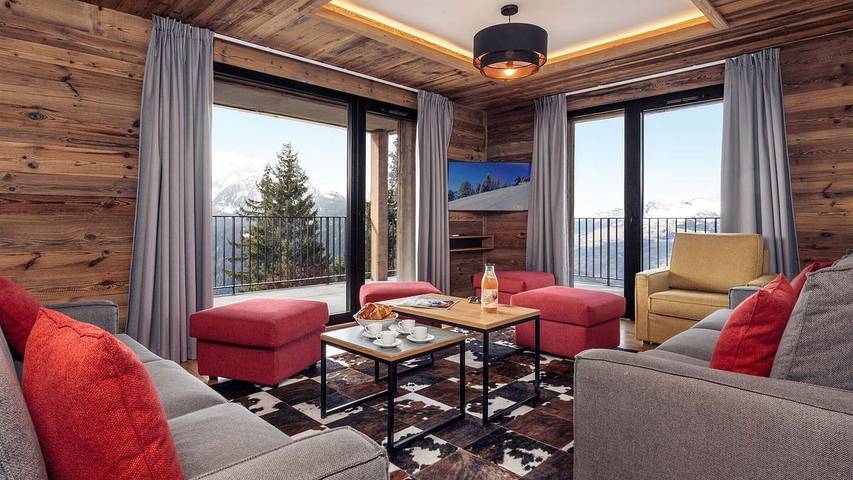 Maison de vacances pour 14 personnes, avec piscine et terrasse dans La Rosière