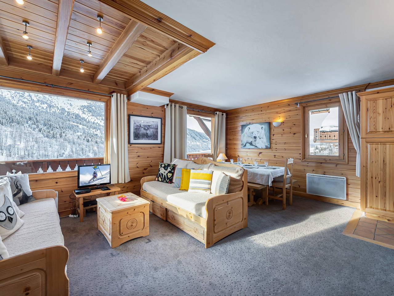 Ganze Wohnung, Geräumige 3-Zimmer-Wohnung nahe Méribel Zentrum in Méribel, Les Allues