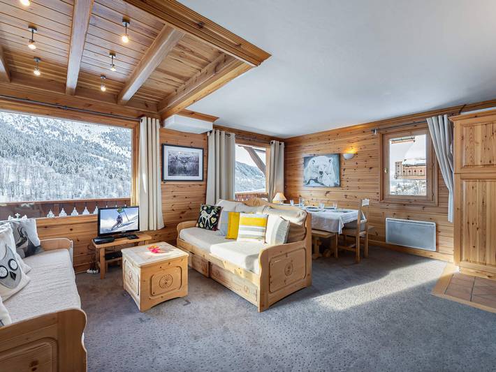 Gîte pour 6 personnes, avec Balcon et Terrasse dans Meribel-les-Allues