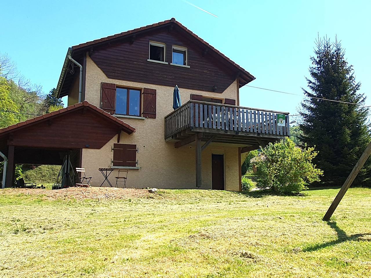 Familienchalet Vogesen mit Tischfußball und Haustieren erlaubt in Ventron, Regionaler Naturpark Belchen der Vogesen