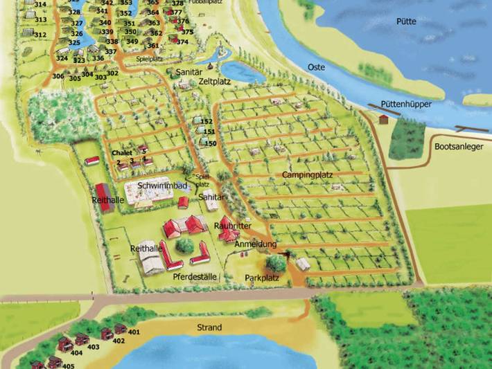 Ferienwohnung für 4 Personen, mit Seeblick und Terrasse, kinderfreundlich in Hechthausen - 3