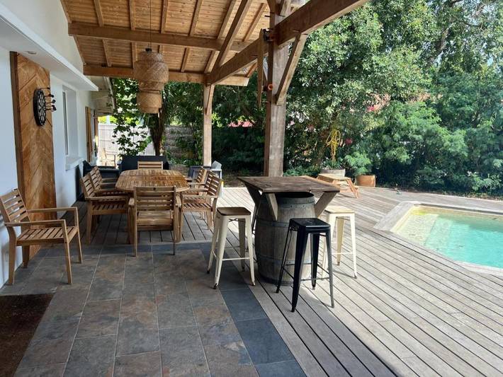 Villa pour 8 personnes, avec Terrasse ainsi que Jardin et Piscine à Andernos-les-Bains - 4
