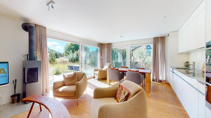 Vakantiewoning voor 4 personen, with Terras and Tuin as well as Uitzicht in Celerina