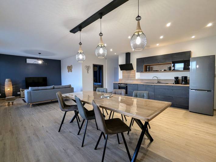 Appartement de vacances pour 6 personnes, avec jardin