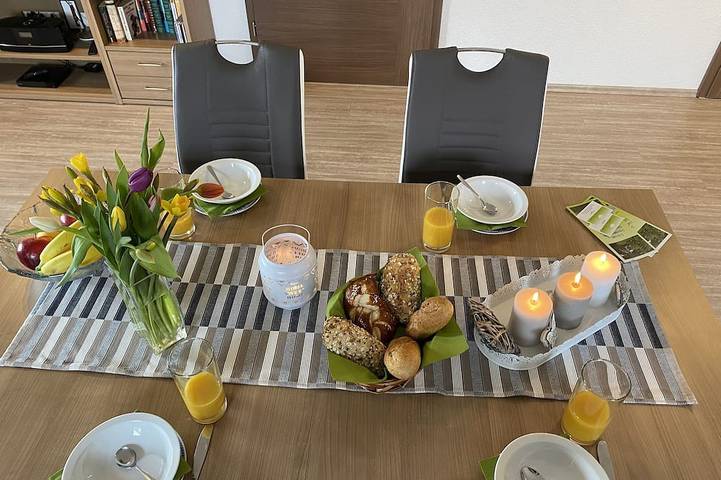 Ferienwohnung für 4 Personen, mit Garten
