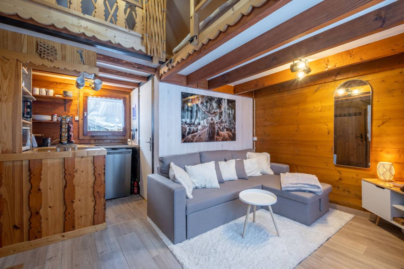Le Mazot - mezzanine with nice view in Chamonix-Mont-Blanc, Mont Blanc-massivet