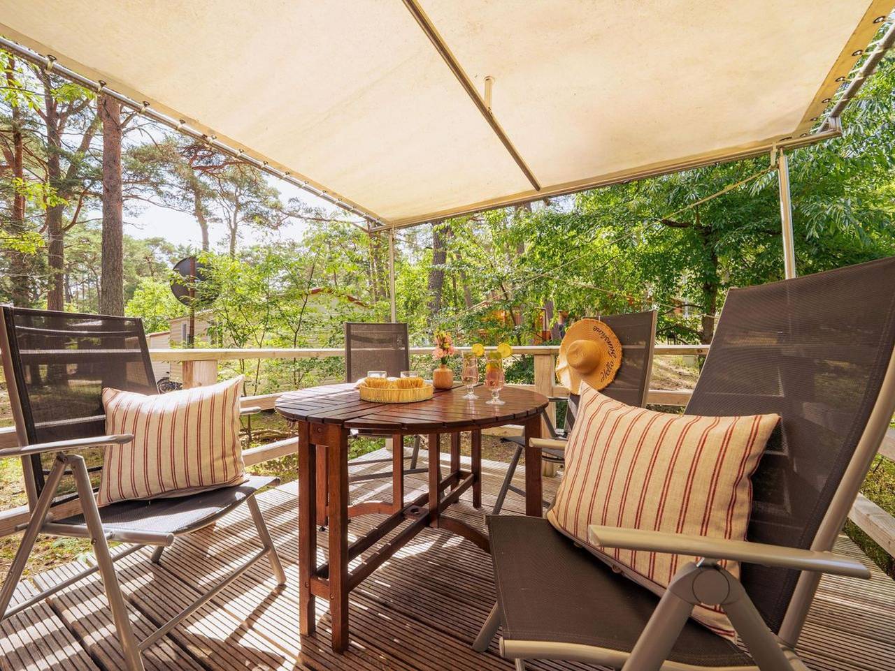 Ferienhaus Tipi 365 - strandnahes Ferienhäuschen mit Terrasse - Ferienhaus Tipi 365 in Strand Baabe, Göhren